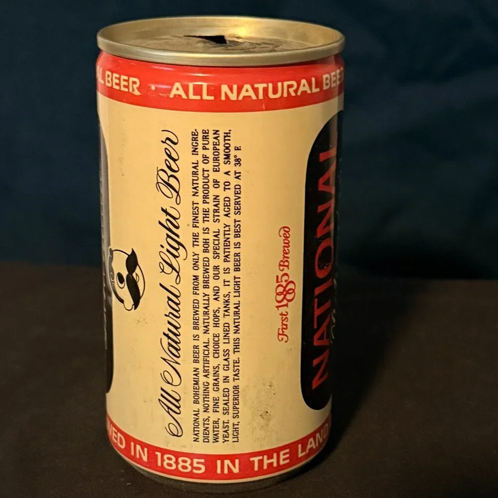 National Bohemian vintage beer can
